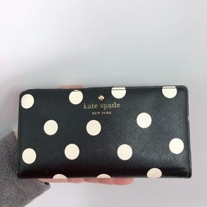 KATE SPADE Polka Dot Snap Wallet